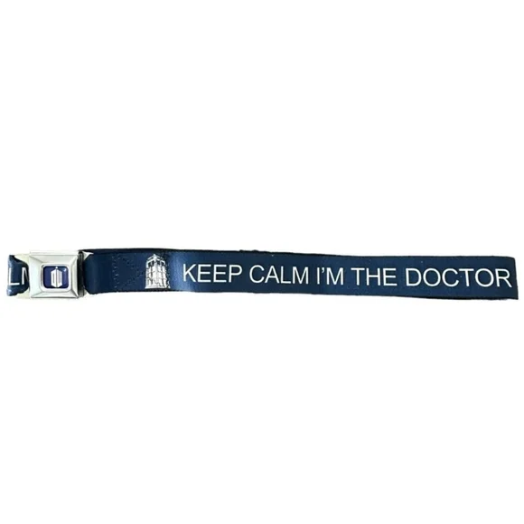 Dr Who Buckle Down Seatbelt Belt Police Call Box - Picture 2 of 5